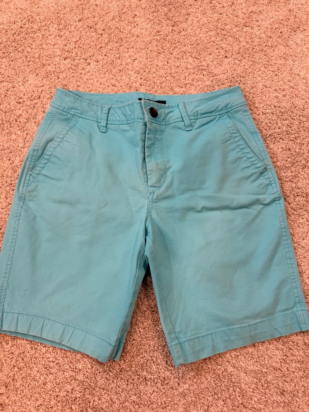 Aeropostale Aqua Chino Shorts - Light Teal